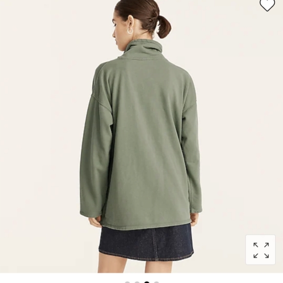 J Crew Terry pullover NWT - Picture 2 of 4